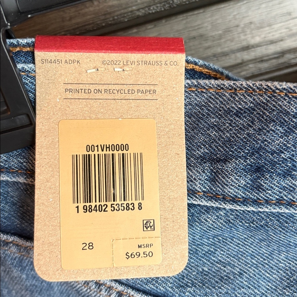 Levi's Classic Blue Denim Skirt - Picture 6 of 8
